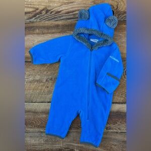 Columbia Blue Fleece Kids One Piece